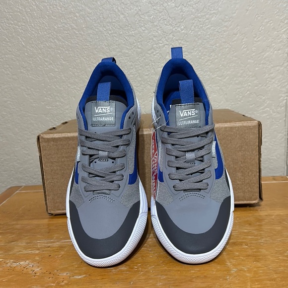 Vans Ultrarange Exo gray true white royal blue men’s size 7 or women’s size 8.5 - Picture 3 of 9